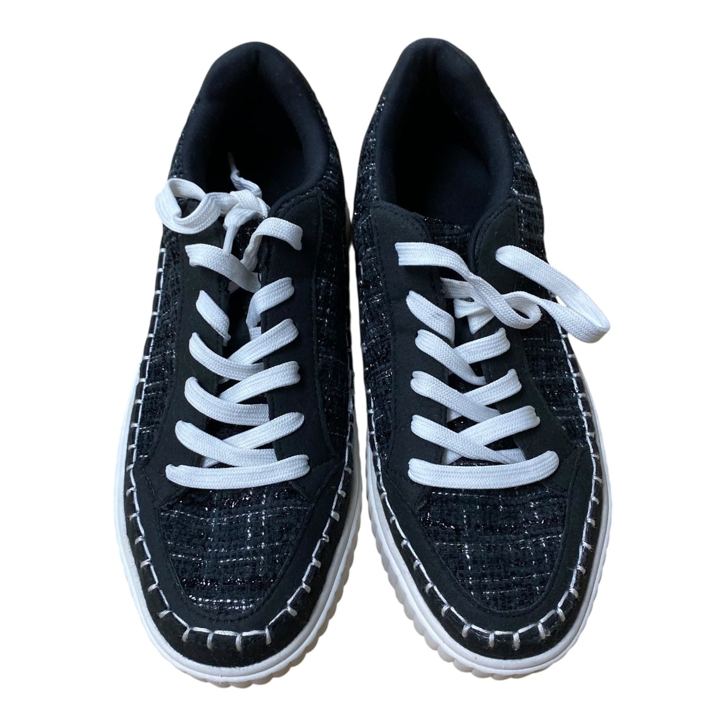 Shoes Flats In Black, Size:9