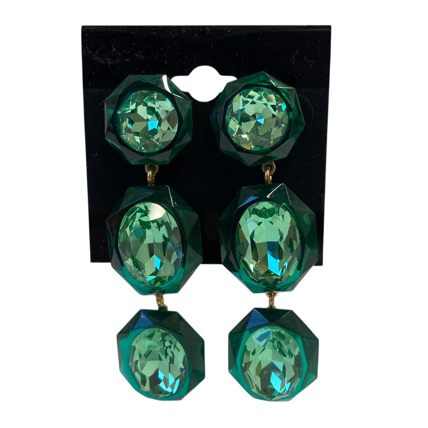 Earrings Statement By J. Crew In Green