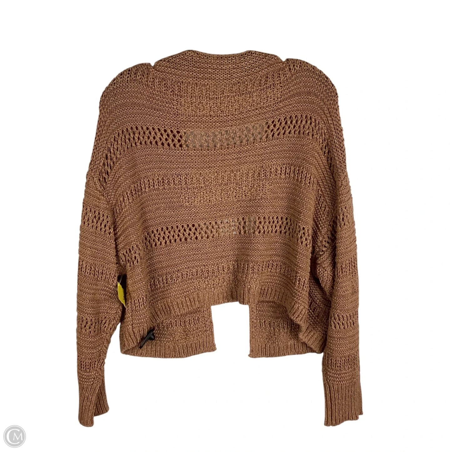 Sweater Cardigan By 525 In Brown, Size: M (M/L)