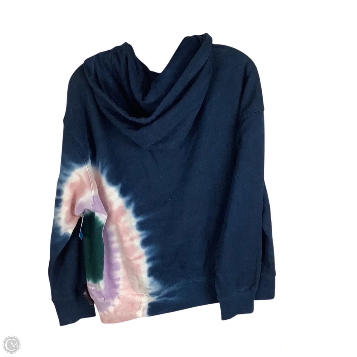 Sweatshirt Hoodie By Wildfox In Tie Dye Print, Size: L
