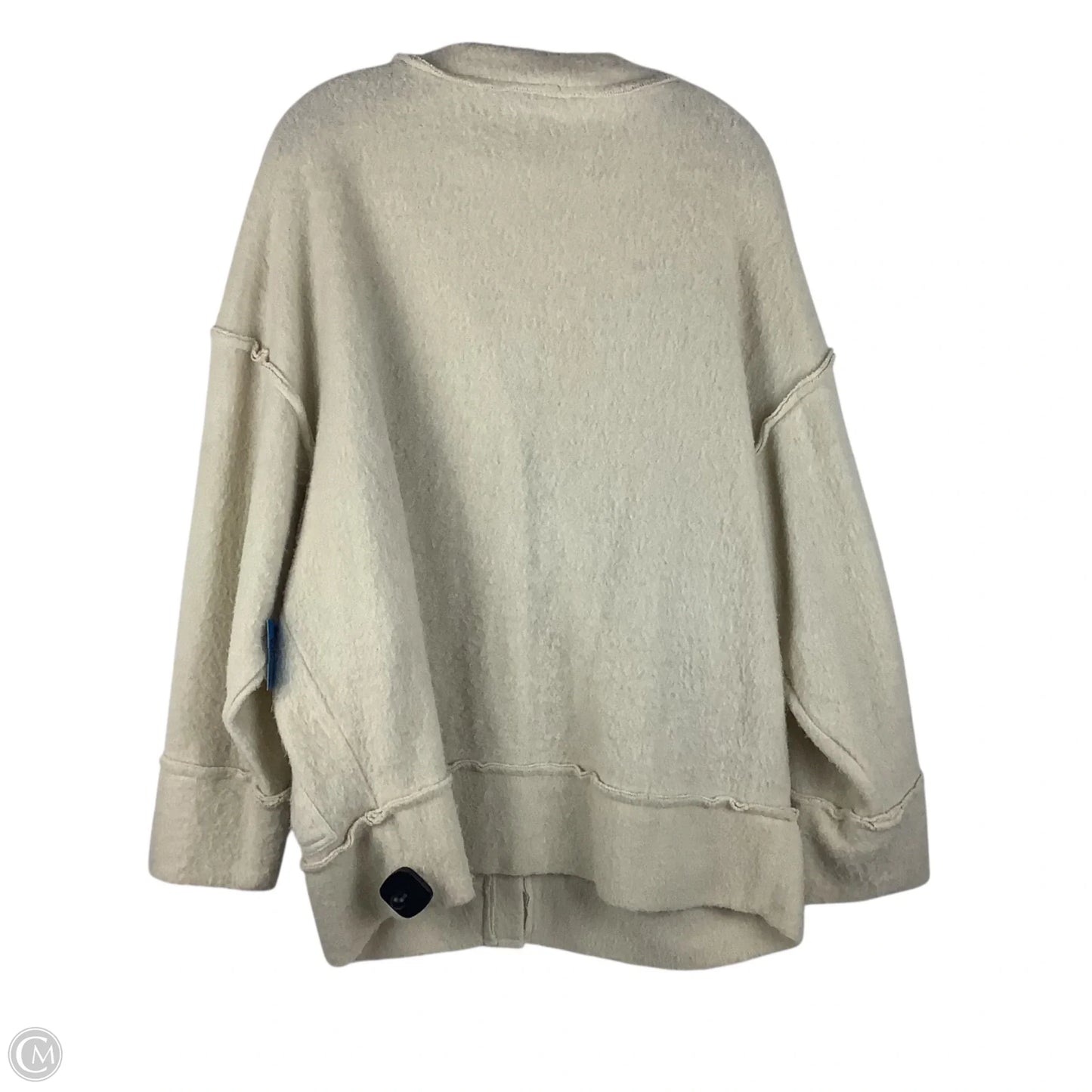 Sweater Cardigan By Out From Under In Cream, Size: L