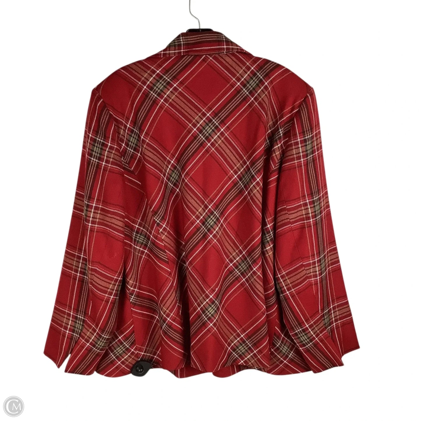 Blazer By Evan-picone In Plaid Pattern, Size: 20