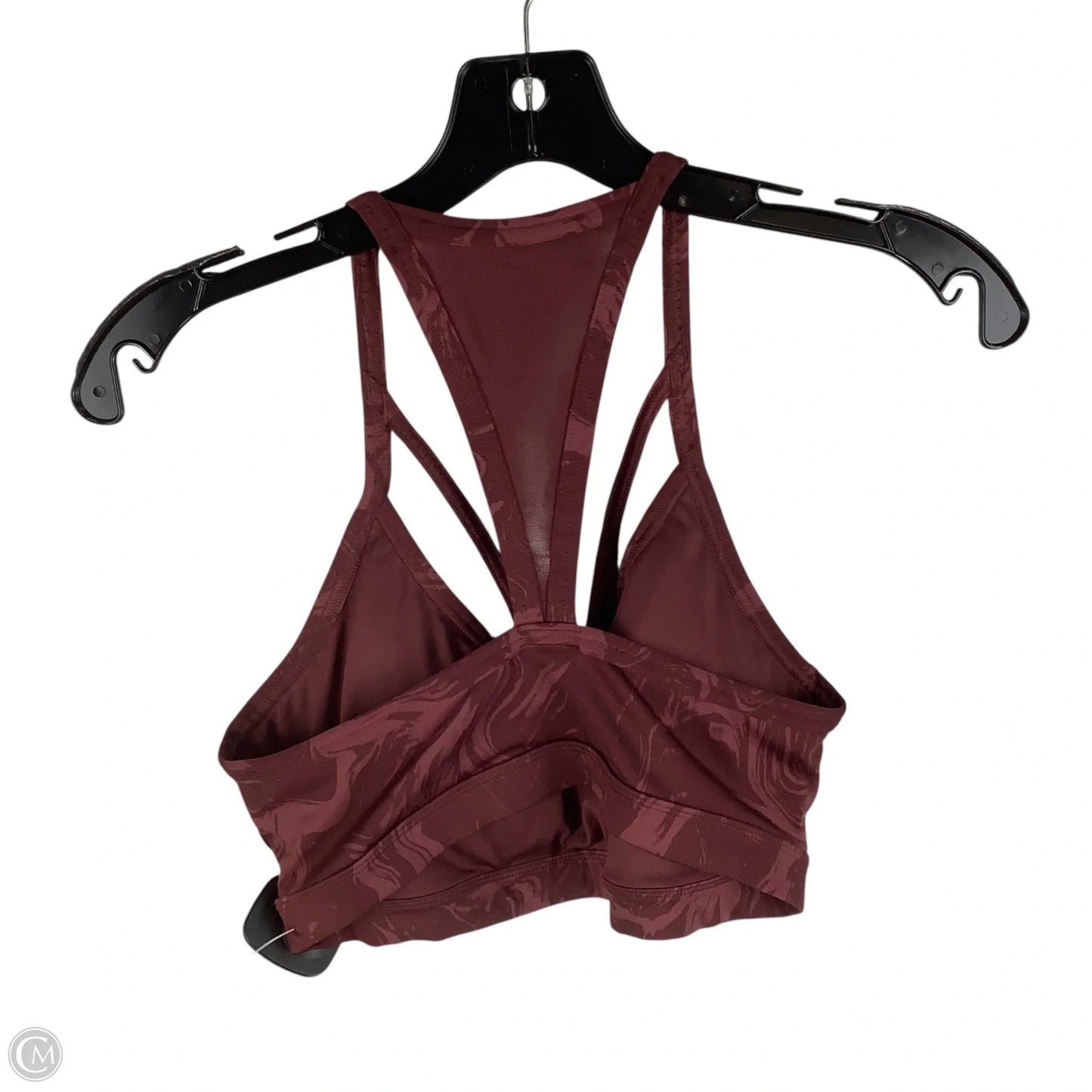 Athletic Bra By Gym Shark In Maroon, Size: M