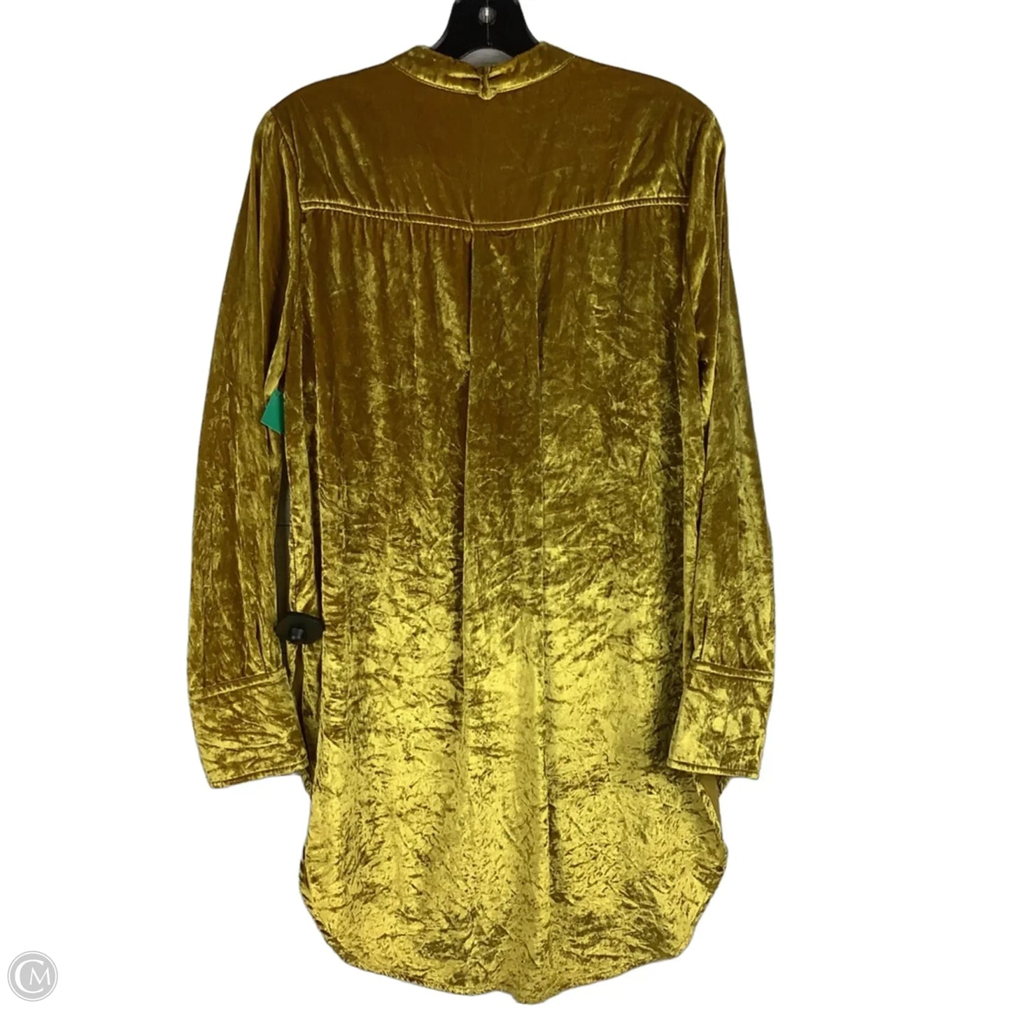 Top Long Sleeve By Maeve In Yellow, Size: 8