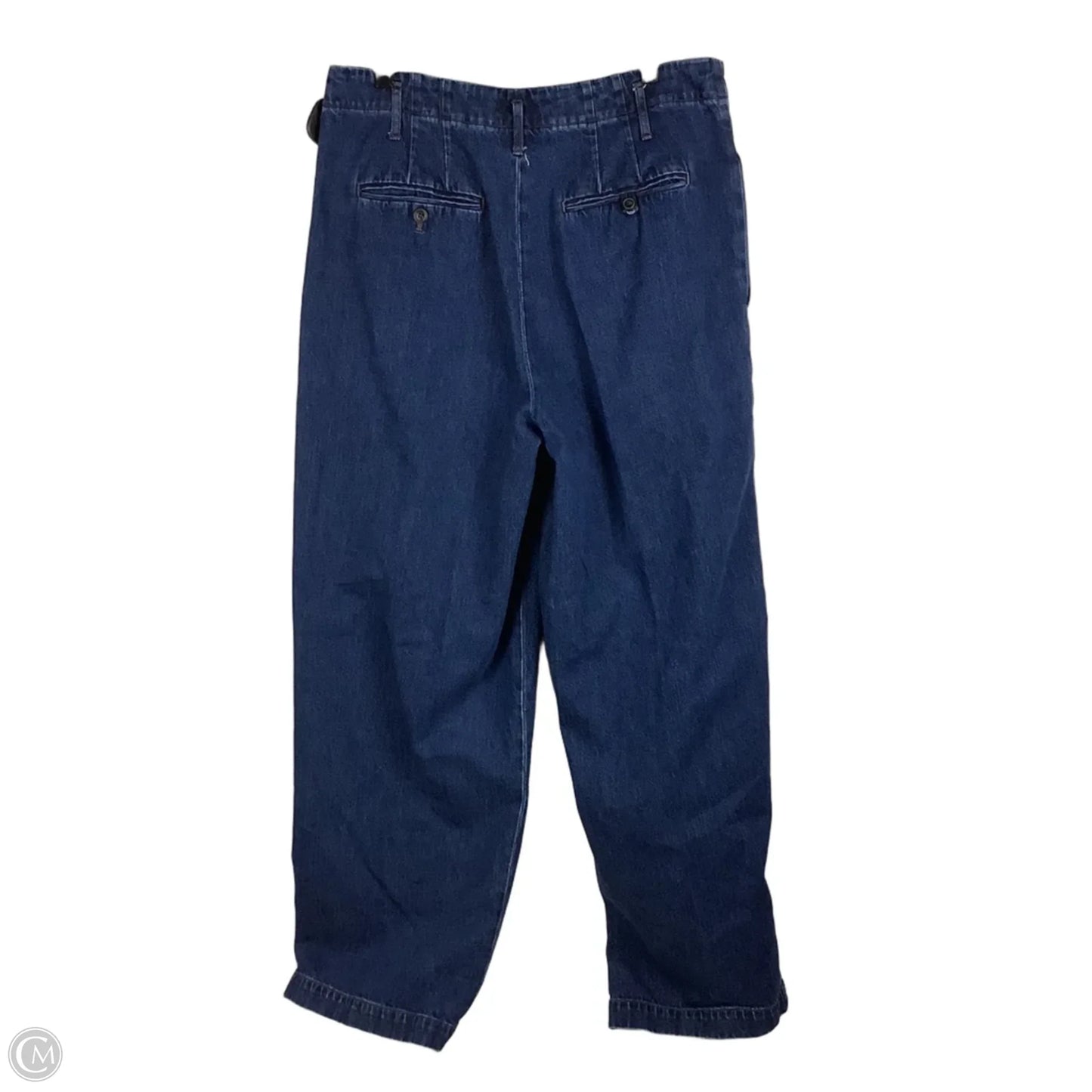Jeans Wide Leg By Polo Ralph Lauren In Blue Denim, Size: 12