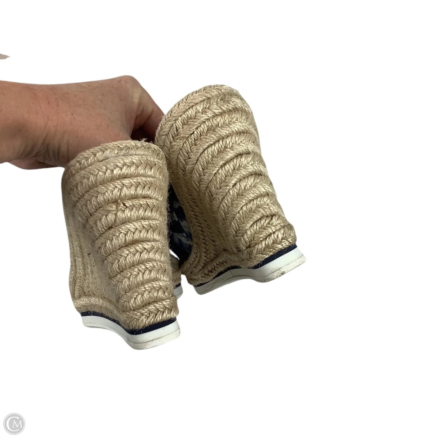 Sandals Heels Wedge By Toms In Navy, Size: 8