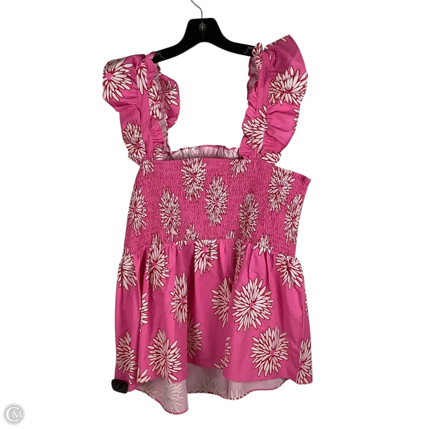 Top Sleeveless By Chicsoul In Pink, Size: 2x