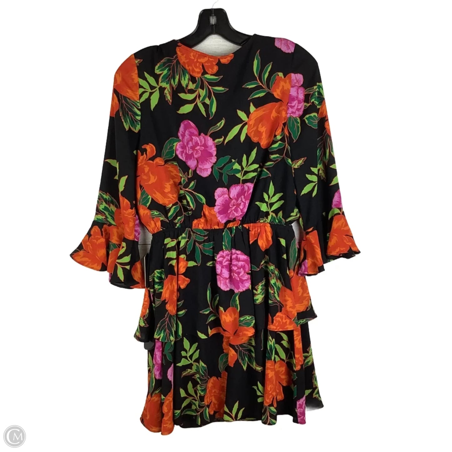 Dress Party Short By Express In Floral Print, Size: S