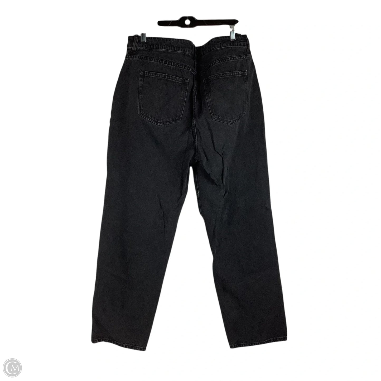 Jeans Wide Leg By Forever 21 In Black Denim, Size: 14