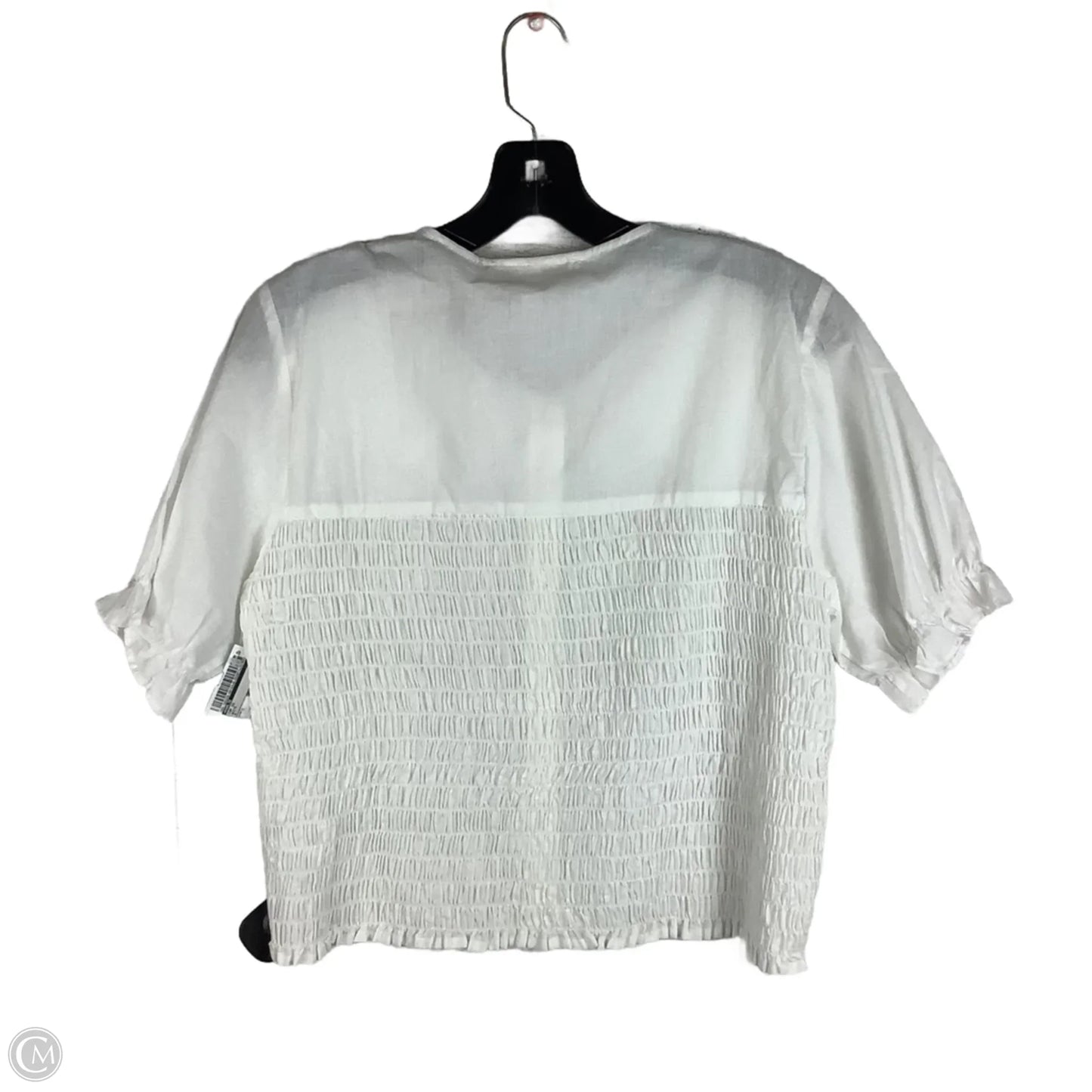Top Short Sleeve By Karlie In White, Size: M