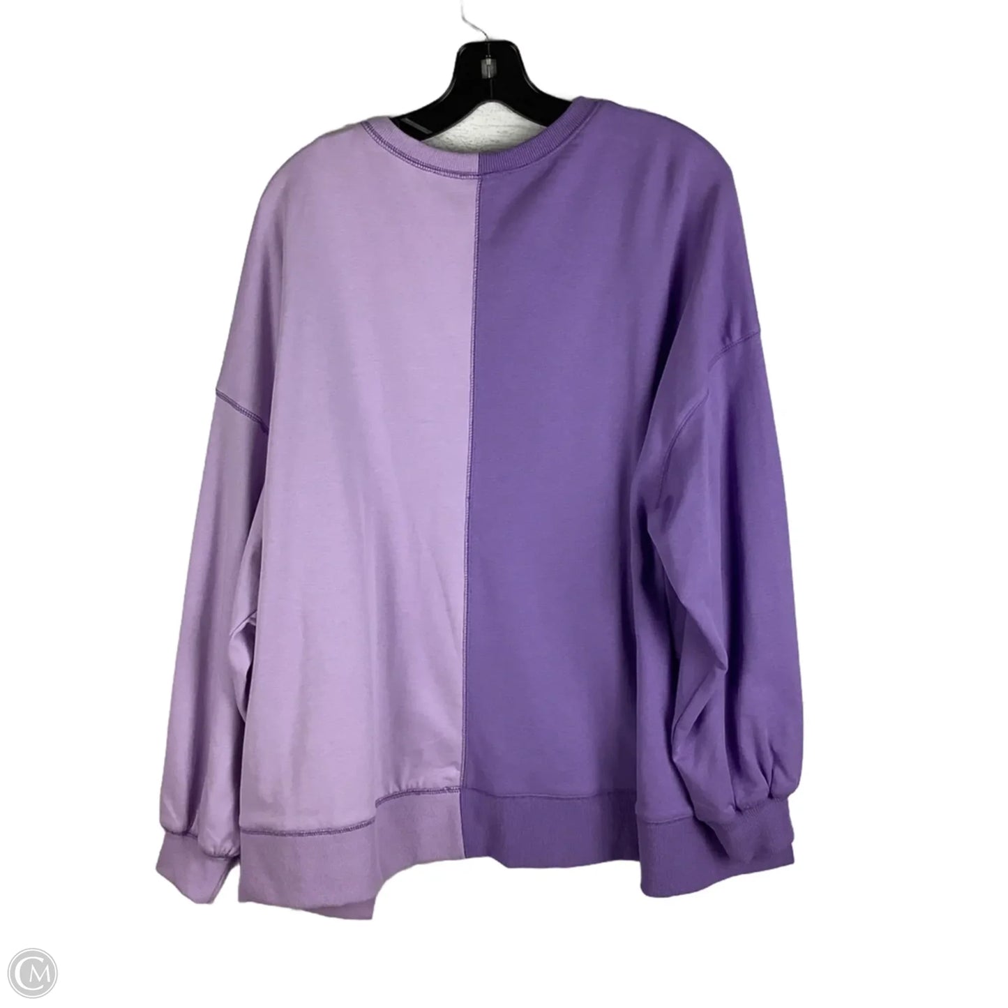 Sweatshirt Crewneck By Peach Love Cream California In Purple, Size: S (oversized)