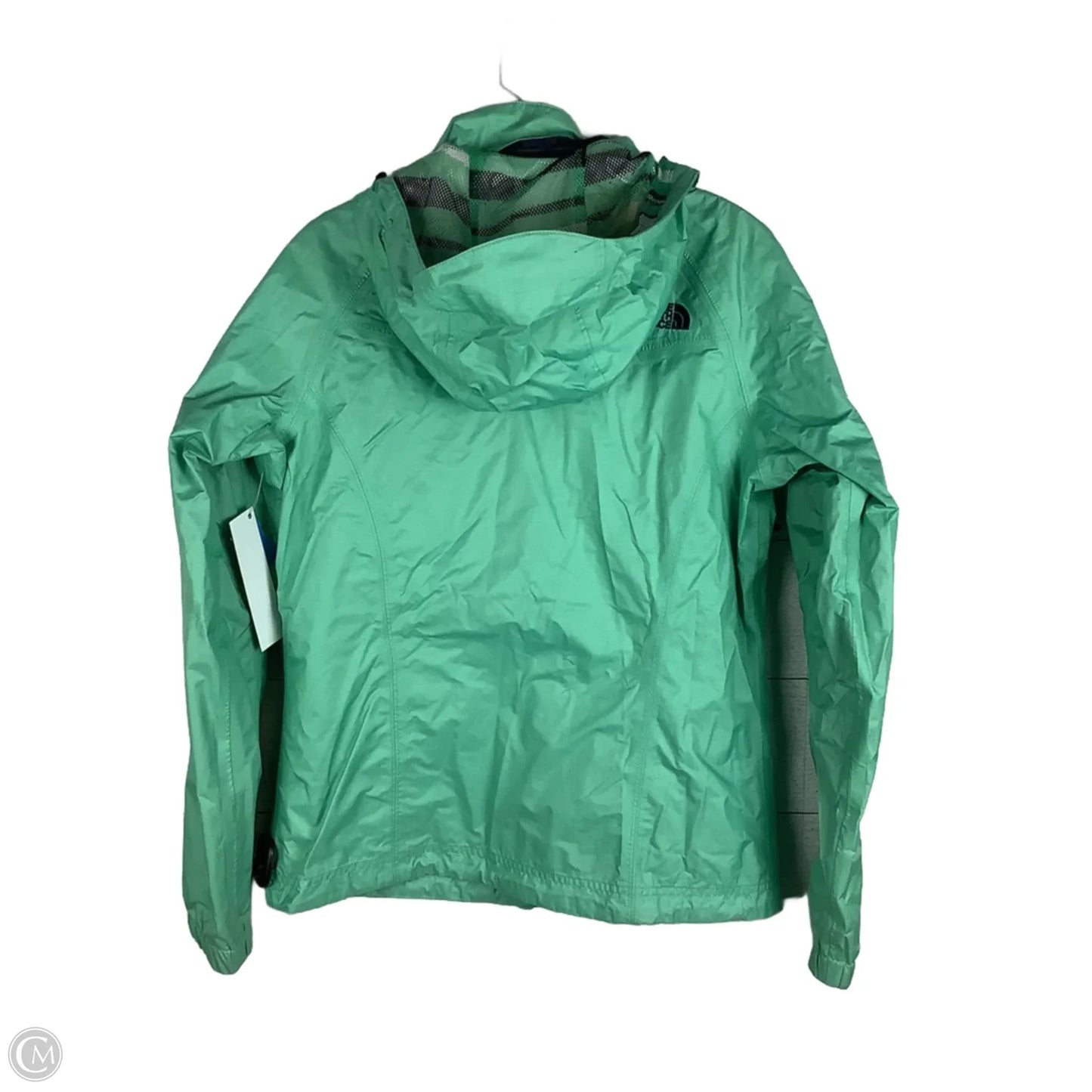 Coat Raincoat By The North Face In Green, Size: M