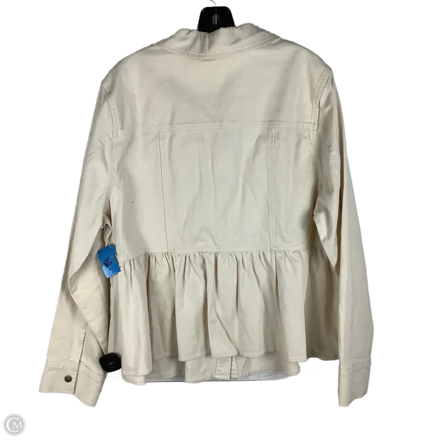 Jacket Other By Torrid In Cream & Green, Size: 1x