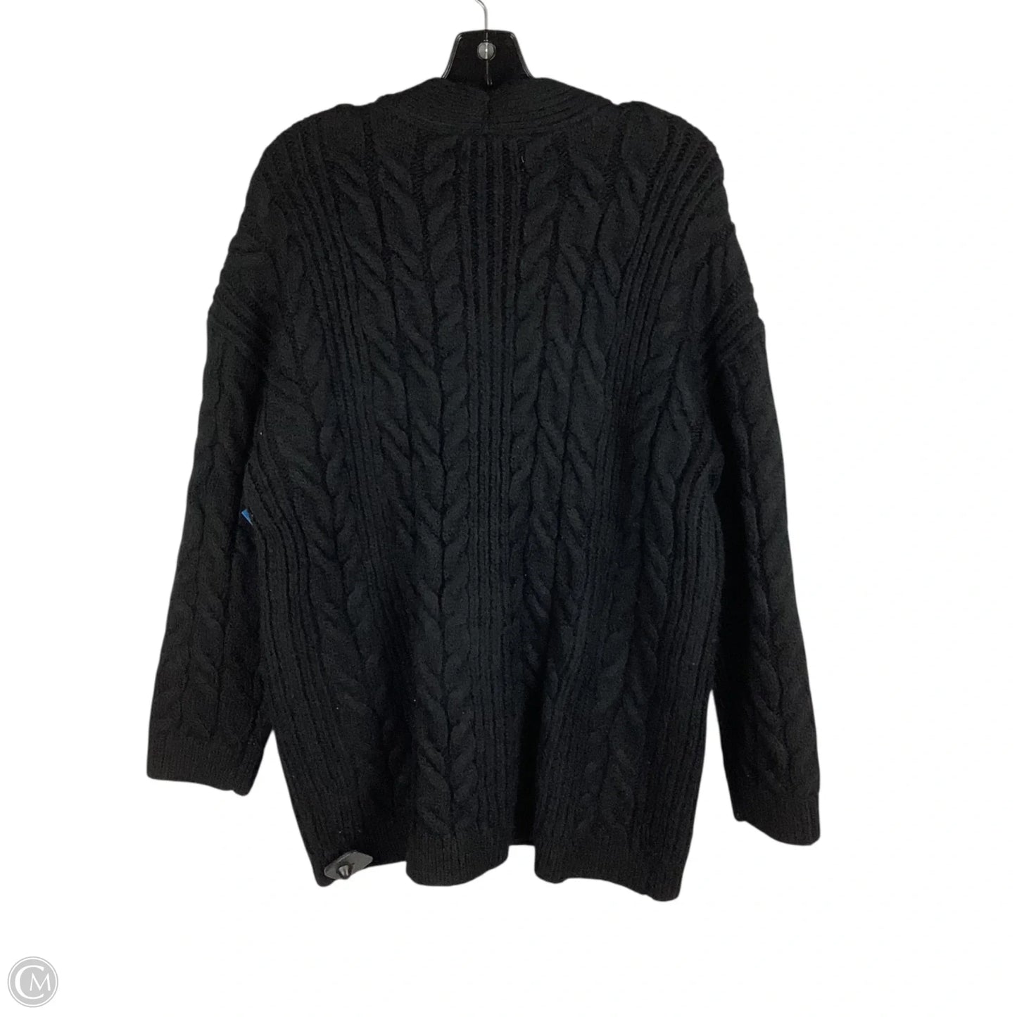 Sweater Cardigan By Loft In Black, Size: L
