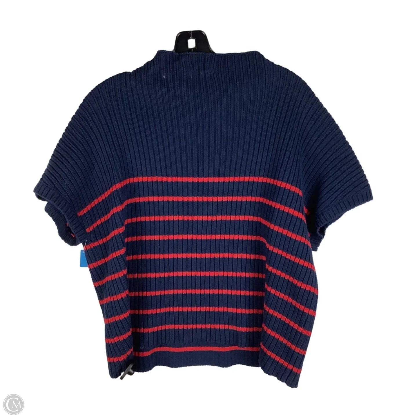 Sweater Short Sleeve By Clothes Mentor In Navy, Size: Xl