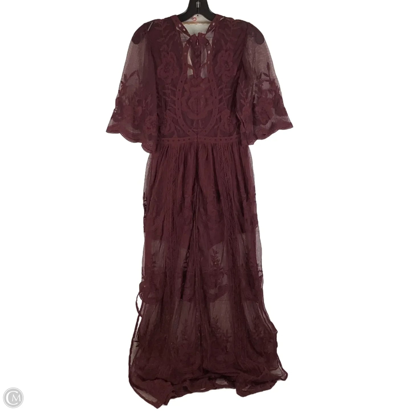 Dress Casual Maxi/ Romper By Impressions In Purple, Size: S