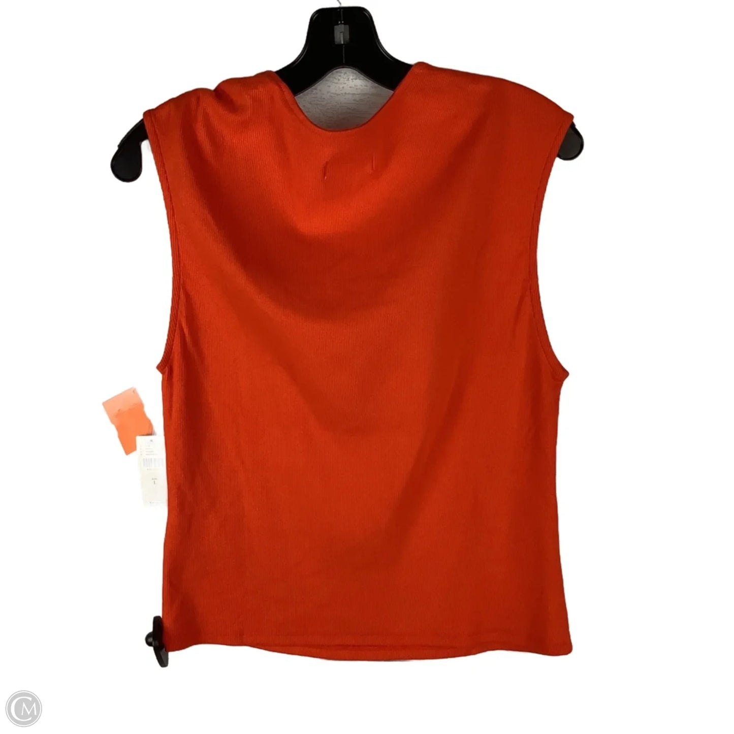 Top Sleeveless By Maeve In Orange, Size: L