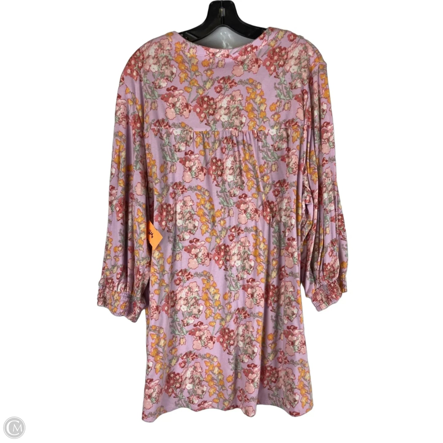 Top Long Sleeve By Wonderly In Pink, Size: 3x