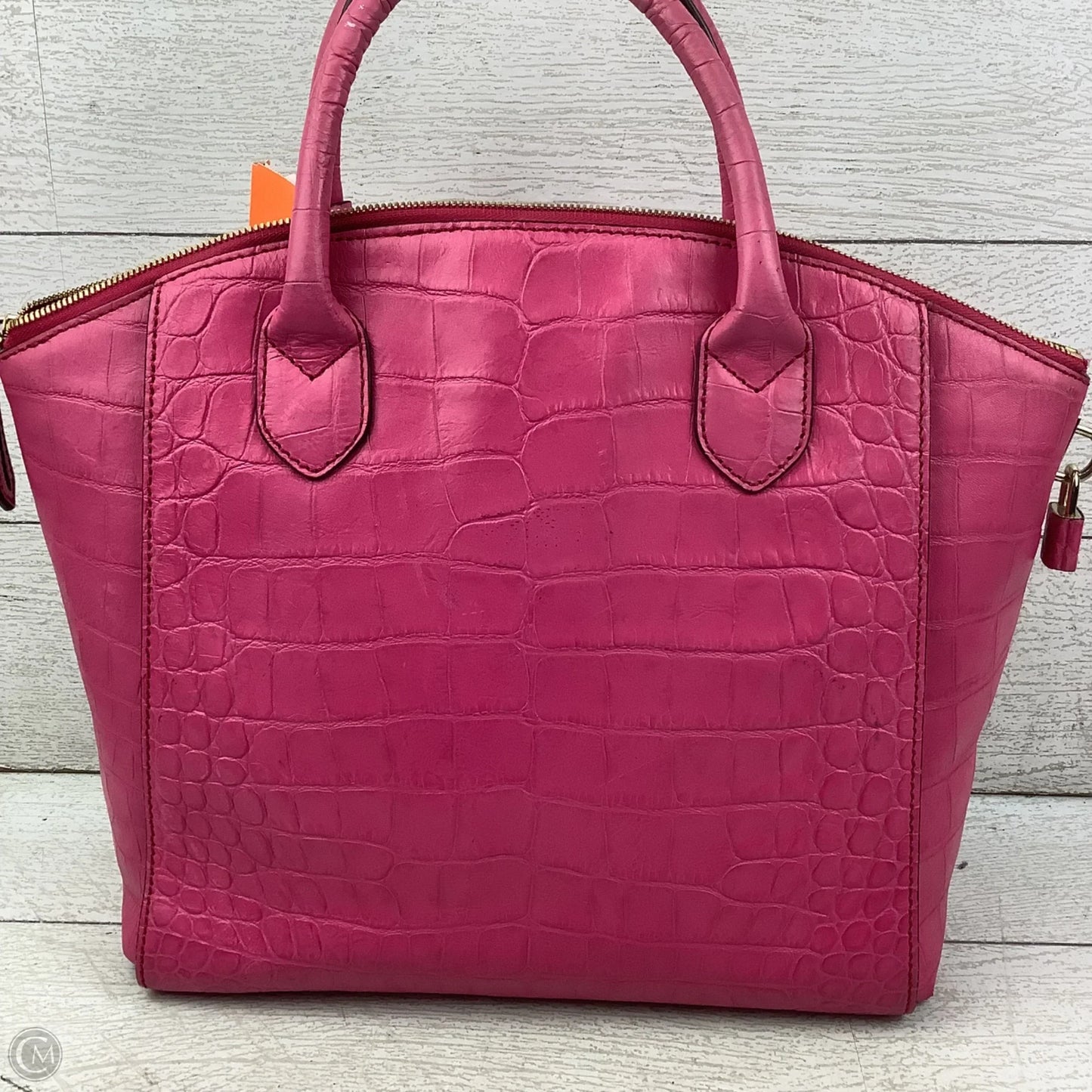 Handbag Luxury Designer By Mcm, AS IS significant wear, Size: Medium