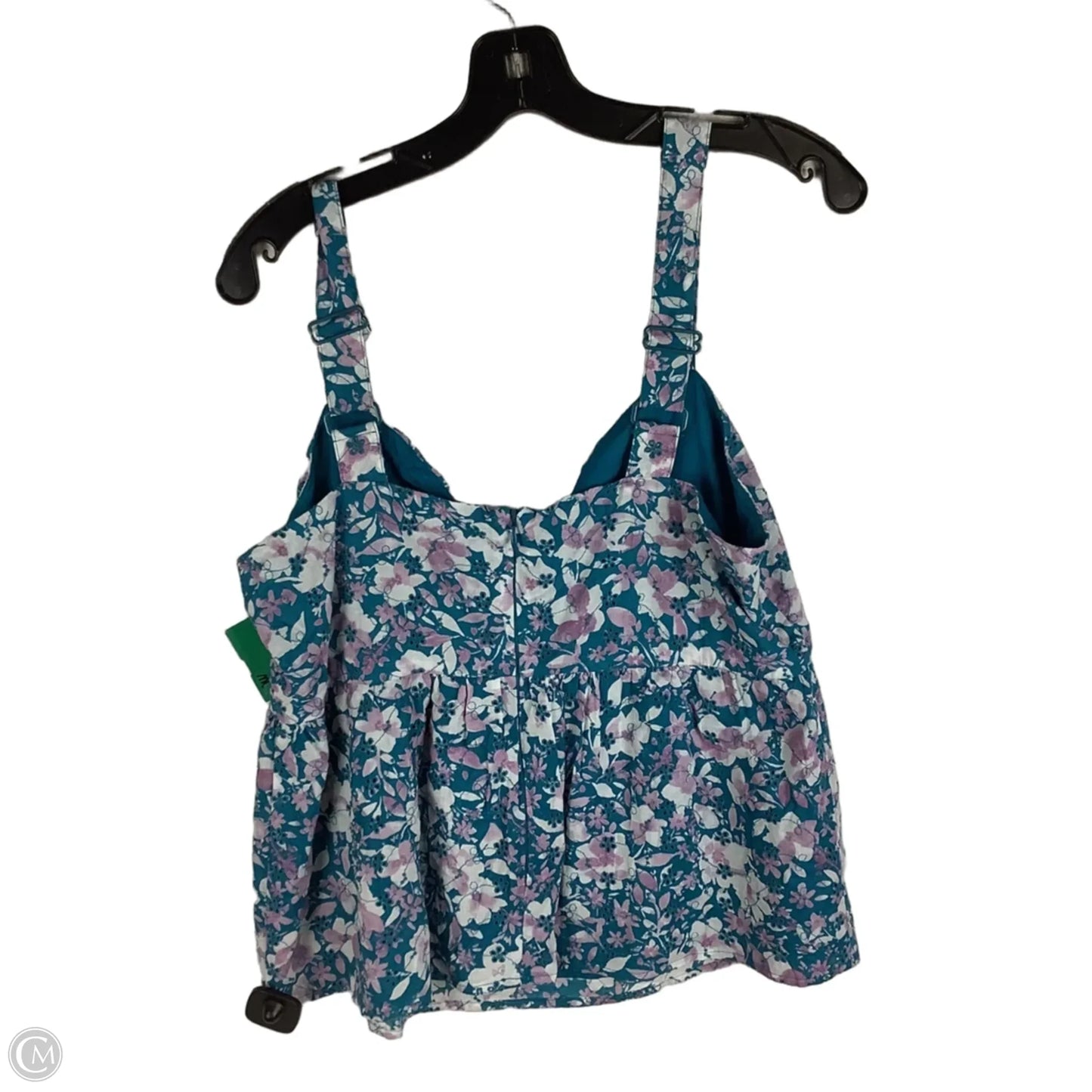 Top Sleeveless By French Connection In Floral Print, Size: L