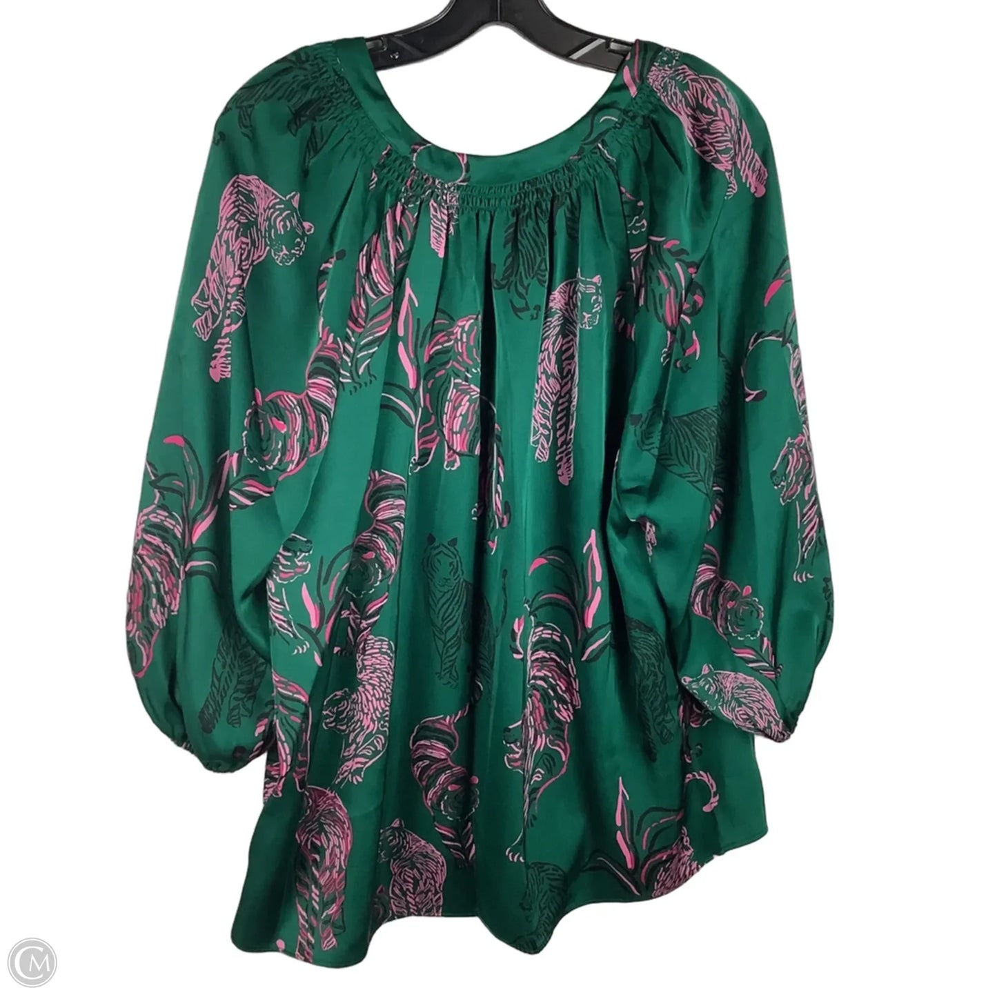 Top Short Sleeve By Crown And Ivy In Green, Size: 2x