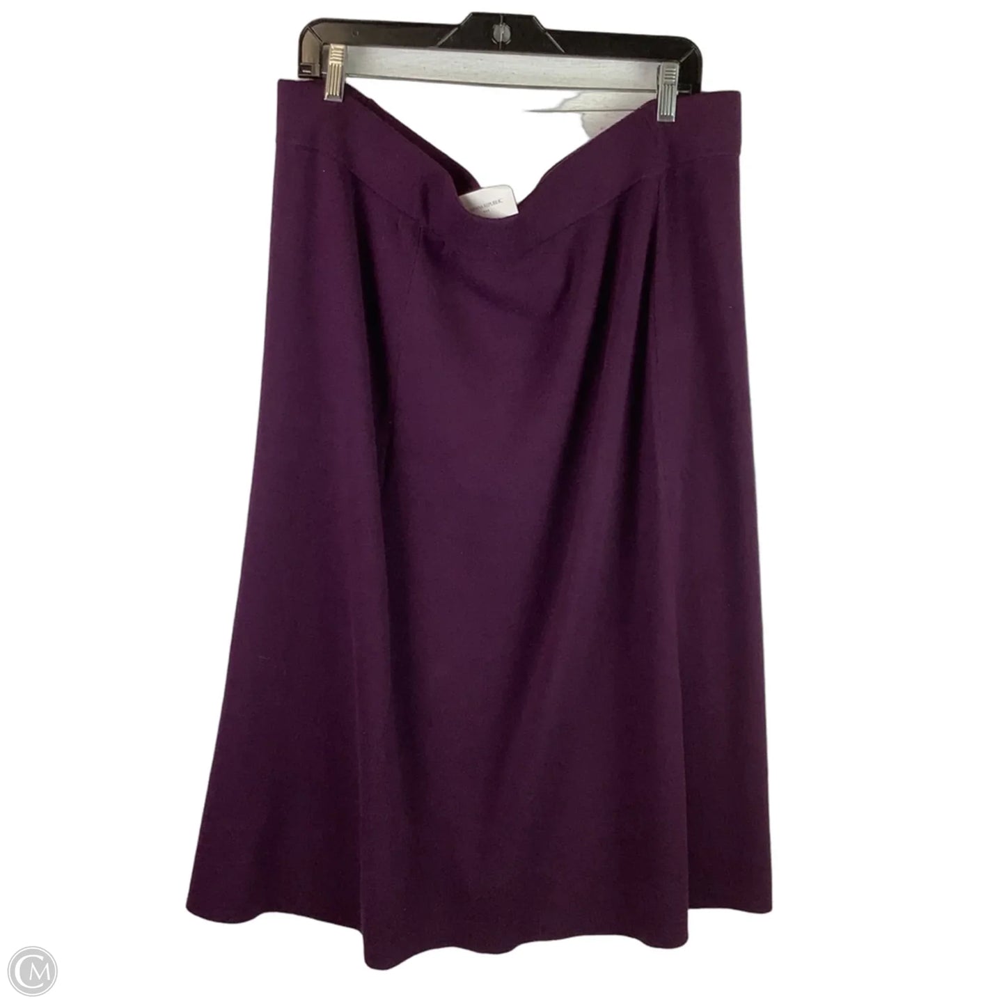 Skirt Maxi By Banana Republic In Purple, Size: Xxl