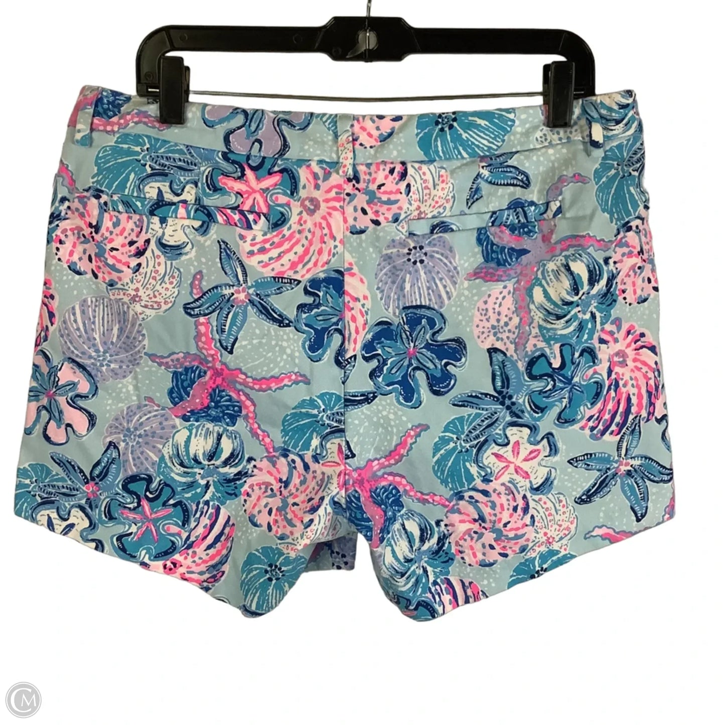 Shorts Designer By Lilly Pulitzer In Blue & Pink, Size: 12