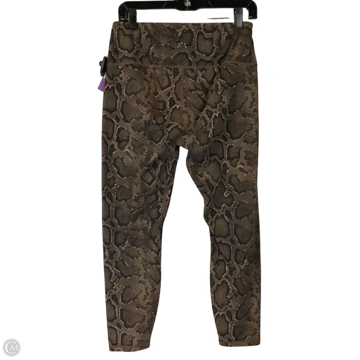 Athletic Leggings By Varley In Snakeskin Print, Size: L