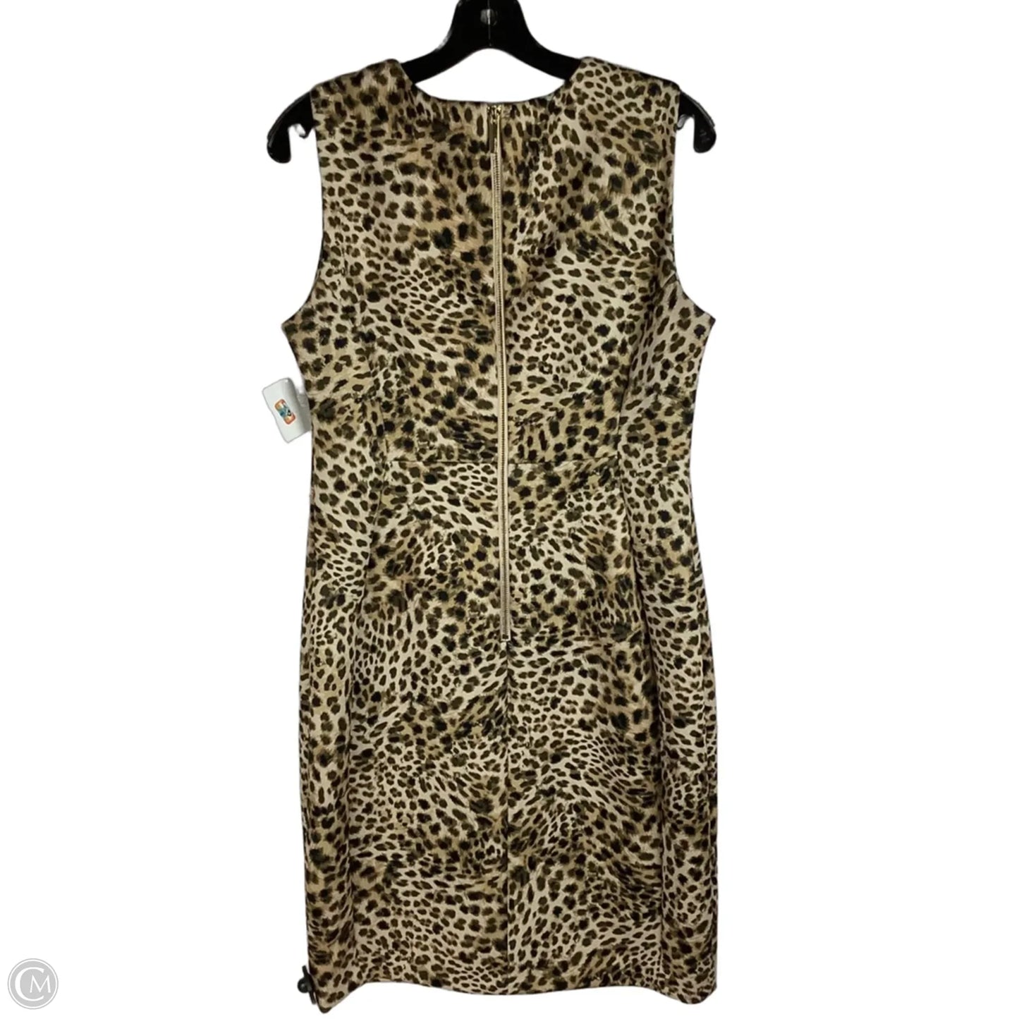 Dress Work By Calvin Klein In Animal Print, Size: 12