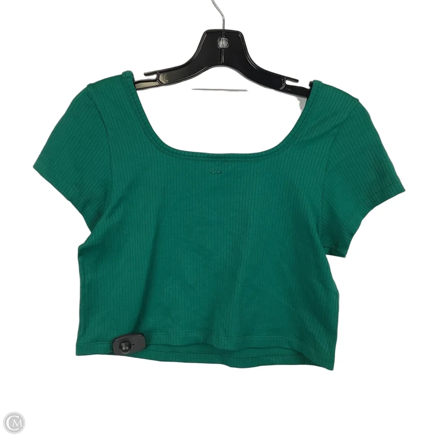 Athletic Top Short Sleeve By Pink In Green, Size: L