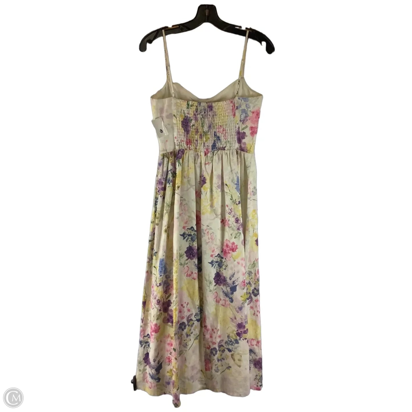 Dress Party Midi By H&m In Floral Print, Size: Xs
