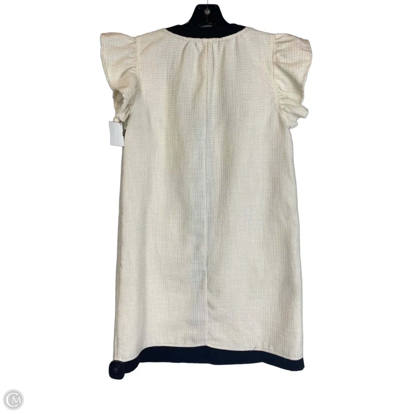 Dress Party Short By Fabrik In Blue & Cream, Size: S