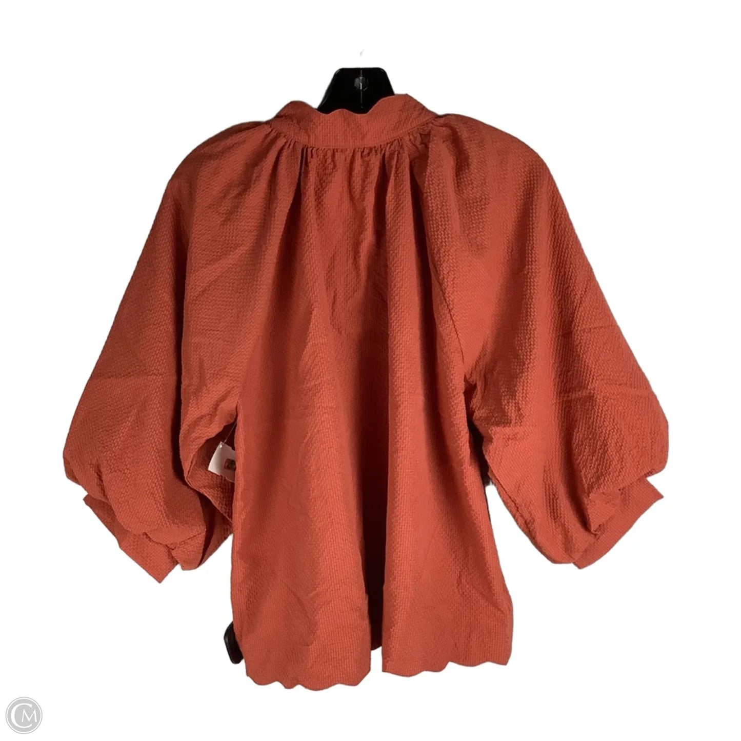 Top Short Sleeve By Umgee In Orange, Size: M