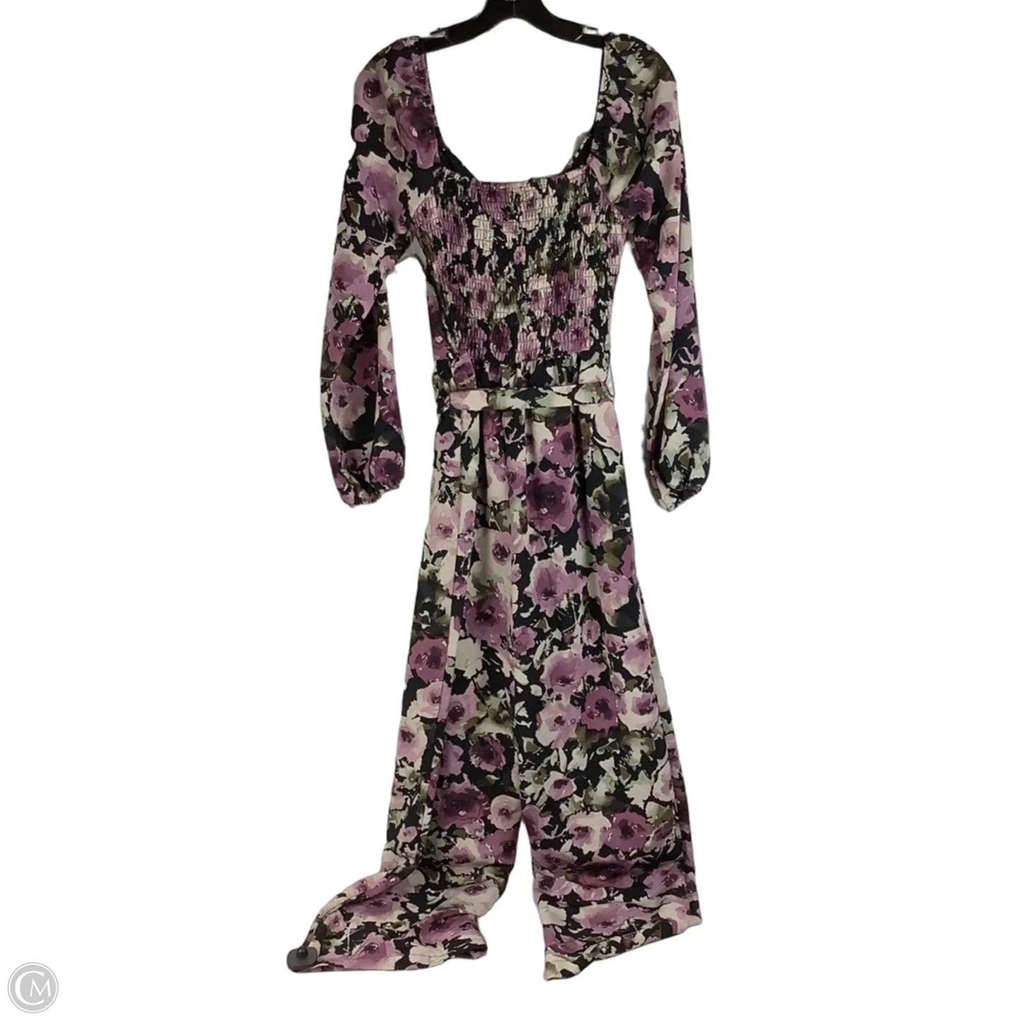 Jumpsuit By Lily Rose In Floral Print, Size: M
