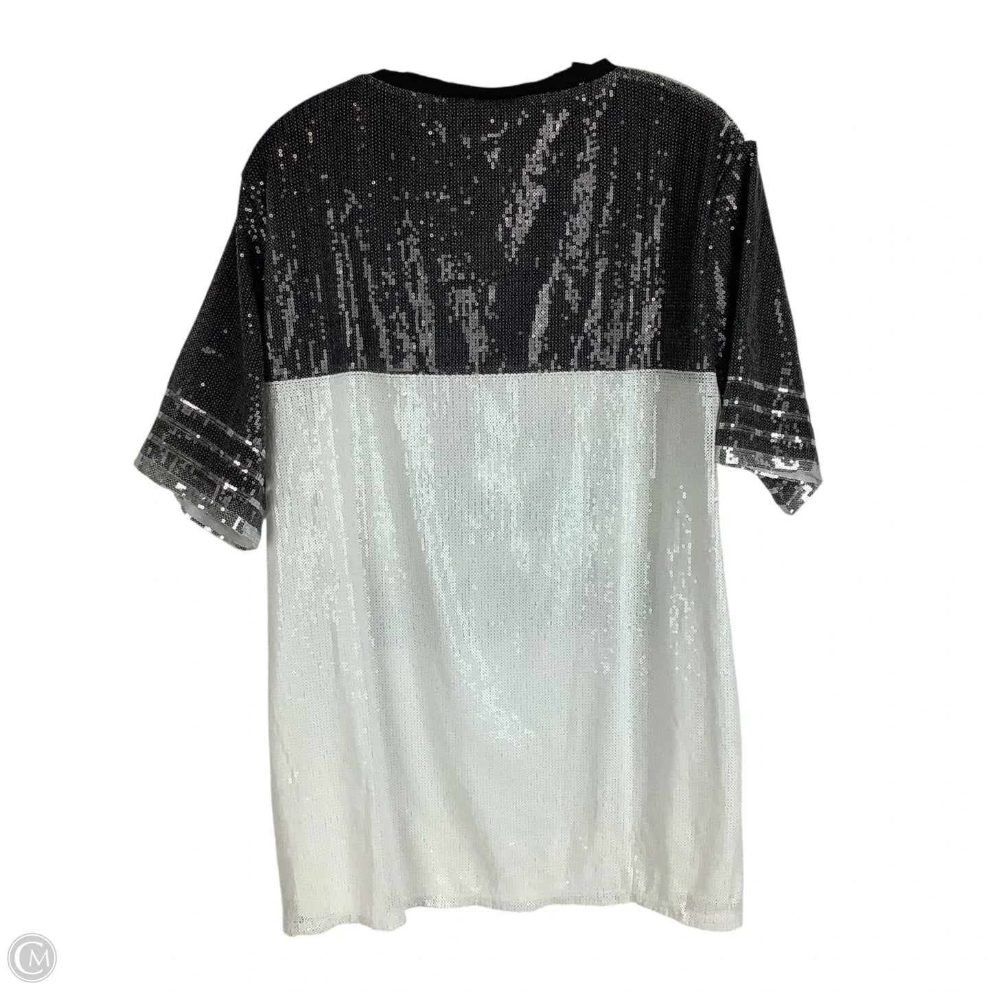 Dress Party Short By Clothes Mentor In Black & White, Size: L