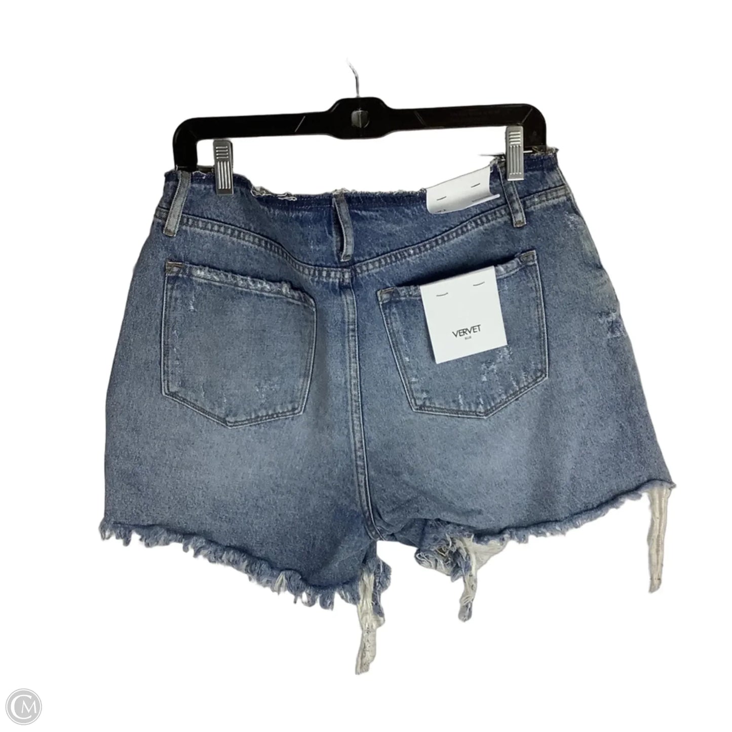 Shorts By Vervet In Blue Denim, Size: L