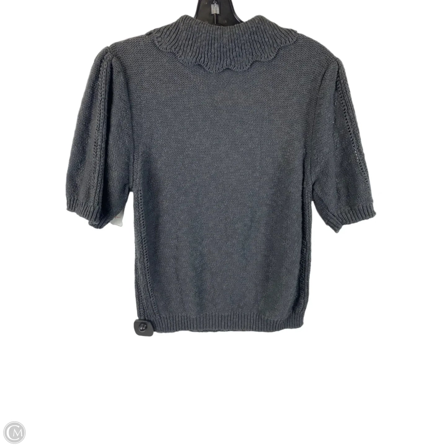 Sweater Short Sleeve By Universal Standard In Grey, Size: M