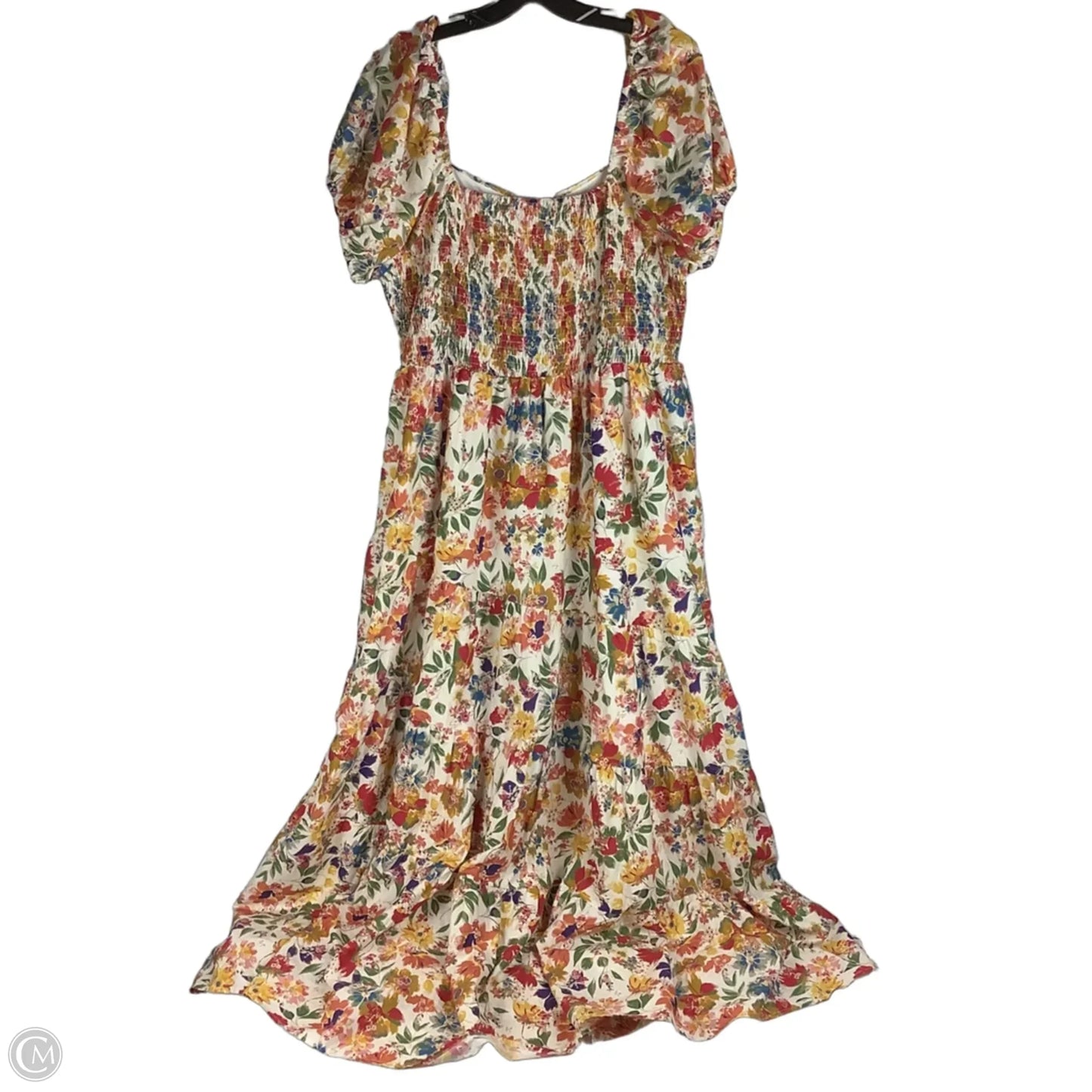 Dress Casual Maxi By Chicsoul In Floral Print, Size: 2x