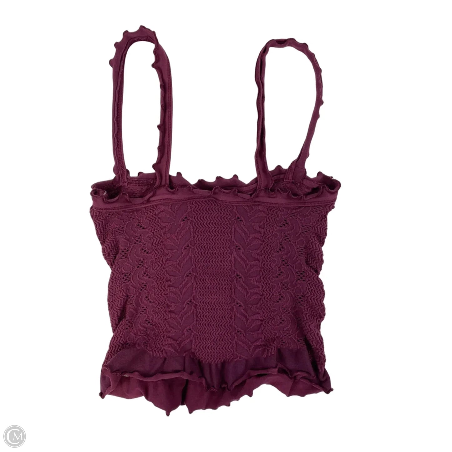 Top Sleeveless By Free People In Purple, Size: Xs