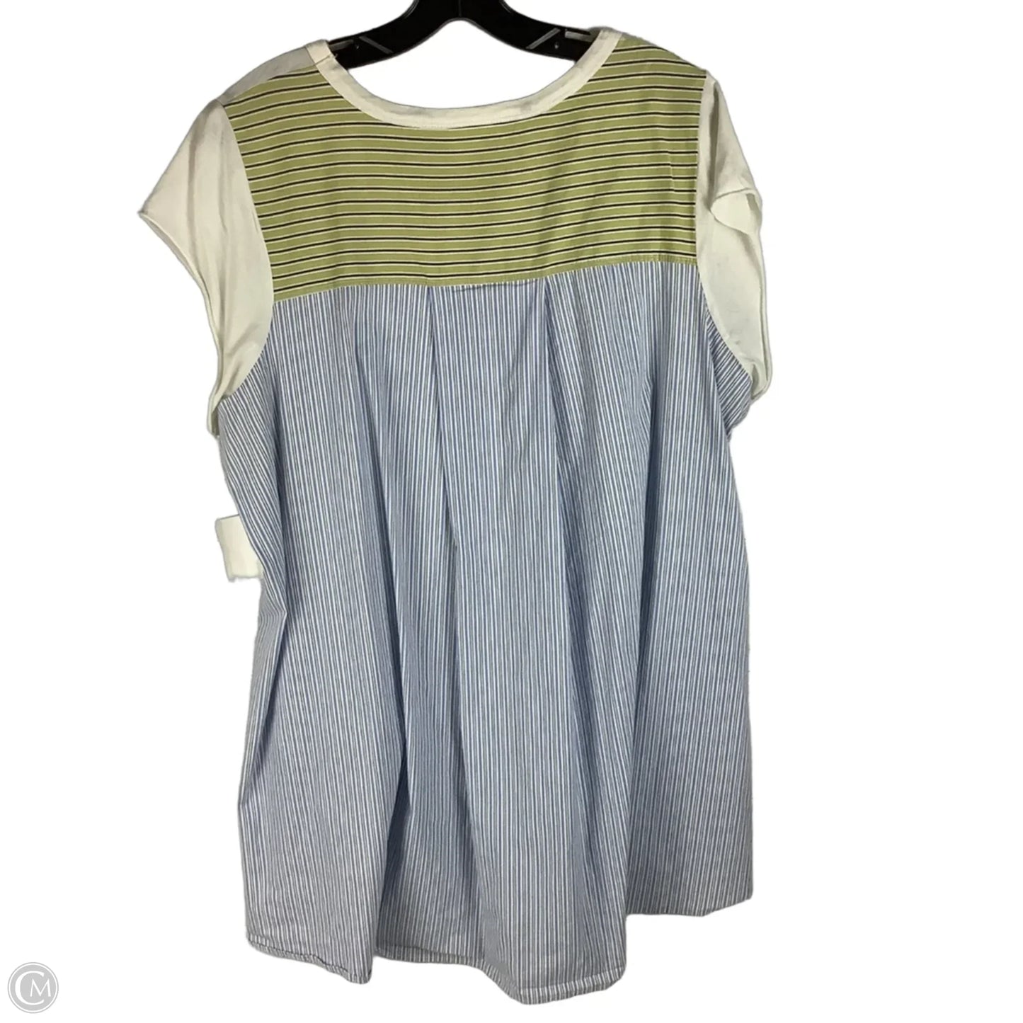 Top Short Sleeve By Maeve In White, Size: L
