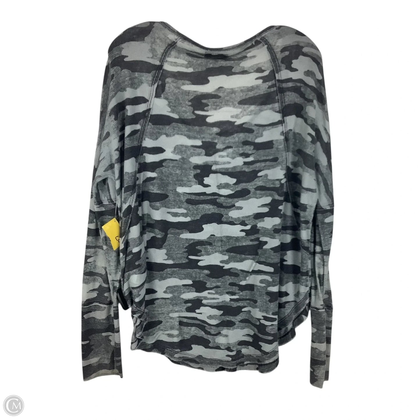Top Long Sleeve By Lucky Brand In Camouflage Print, Size: L
