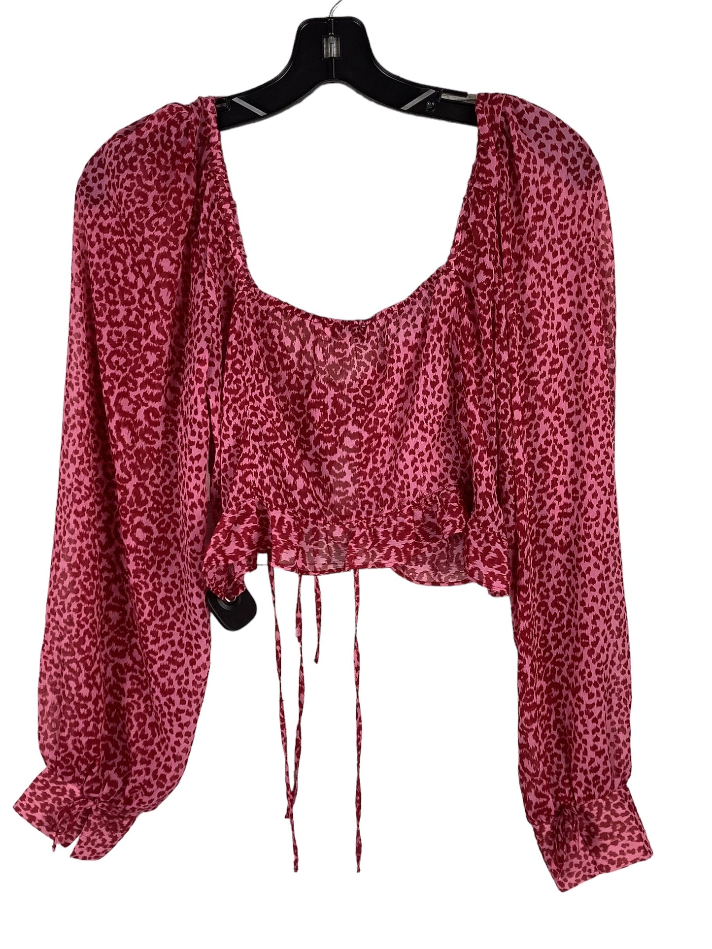 Top Long Sleeve By Top Shop Size: 8