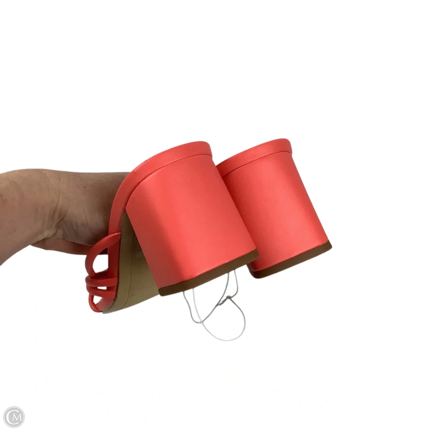 Sandals Heels Block By A New Day In Coral, Size: 9