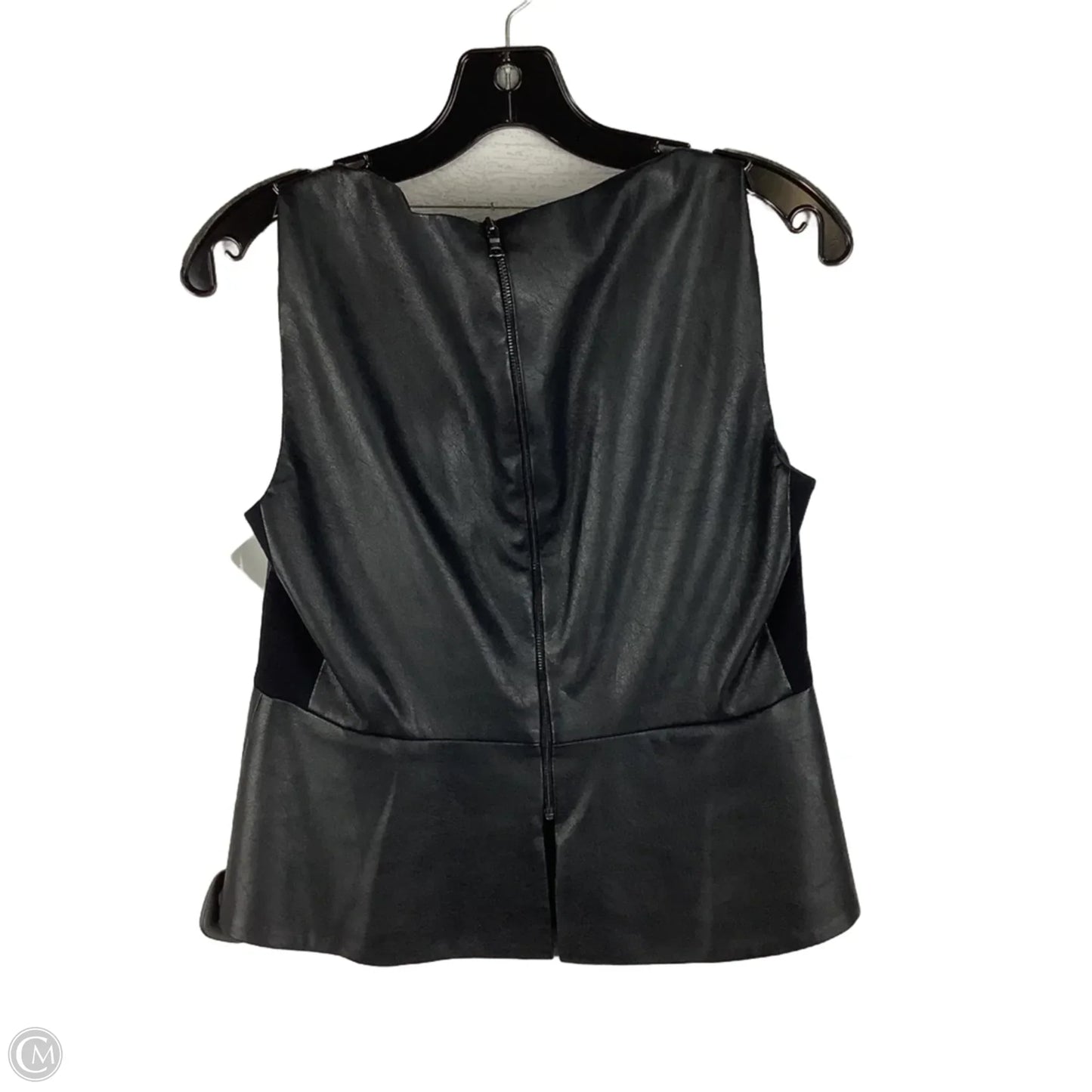 Top Sleeveless By Bcbgmaxazria In Black, Size: M