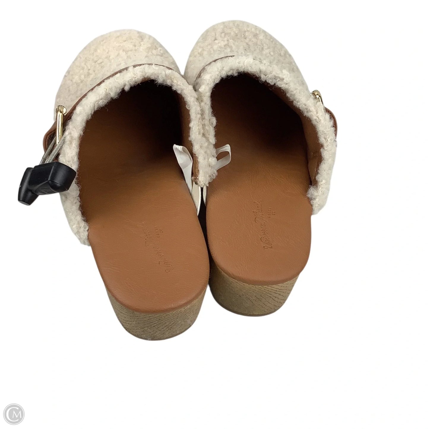 Shoes Heels Block By Universal Thread In Cream, Size: 6.5