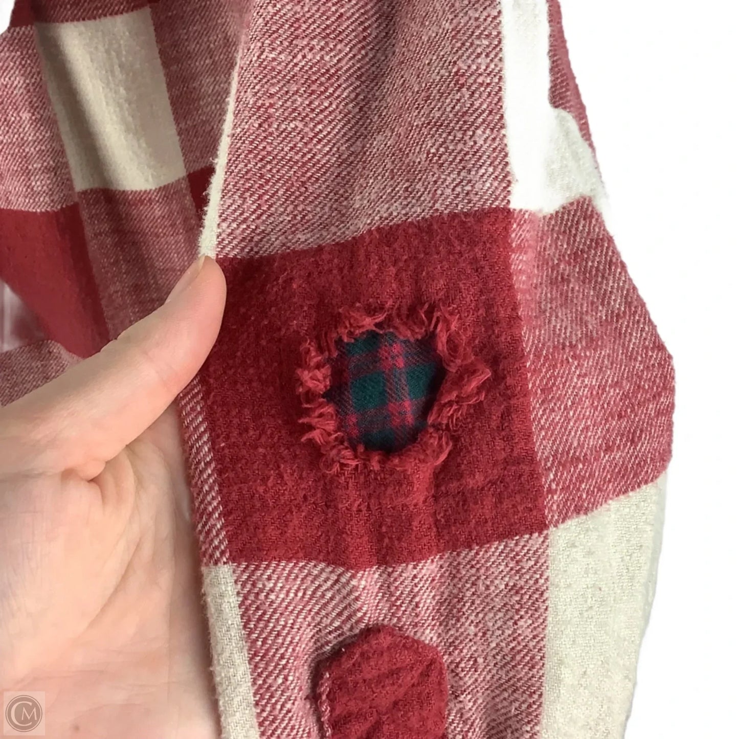 Jacket Shirt By American Eagle In Plaid Pattern, Size: Xl