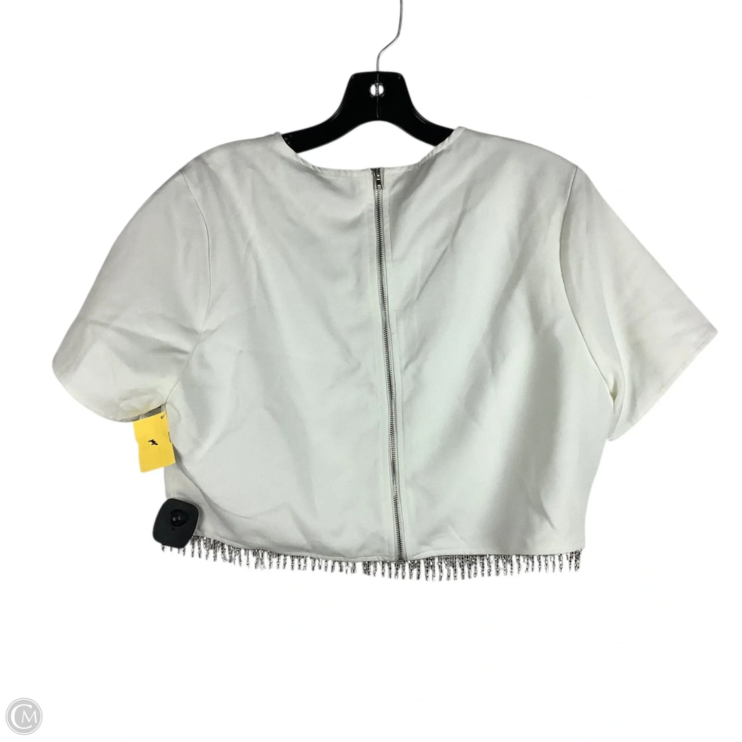 Top Short Sleeve By Lulus In White, Size: Xl