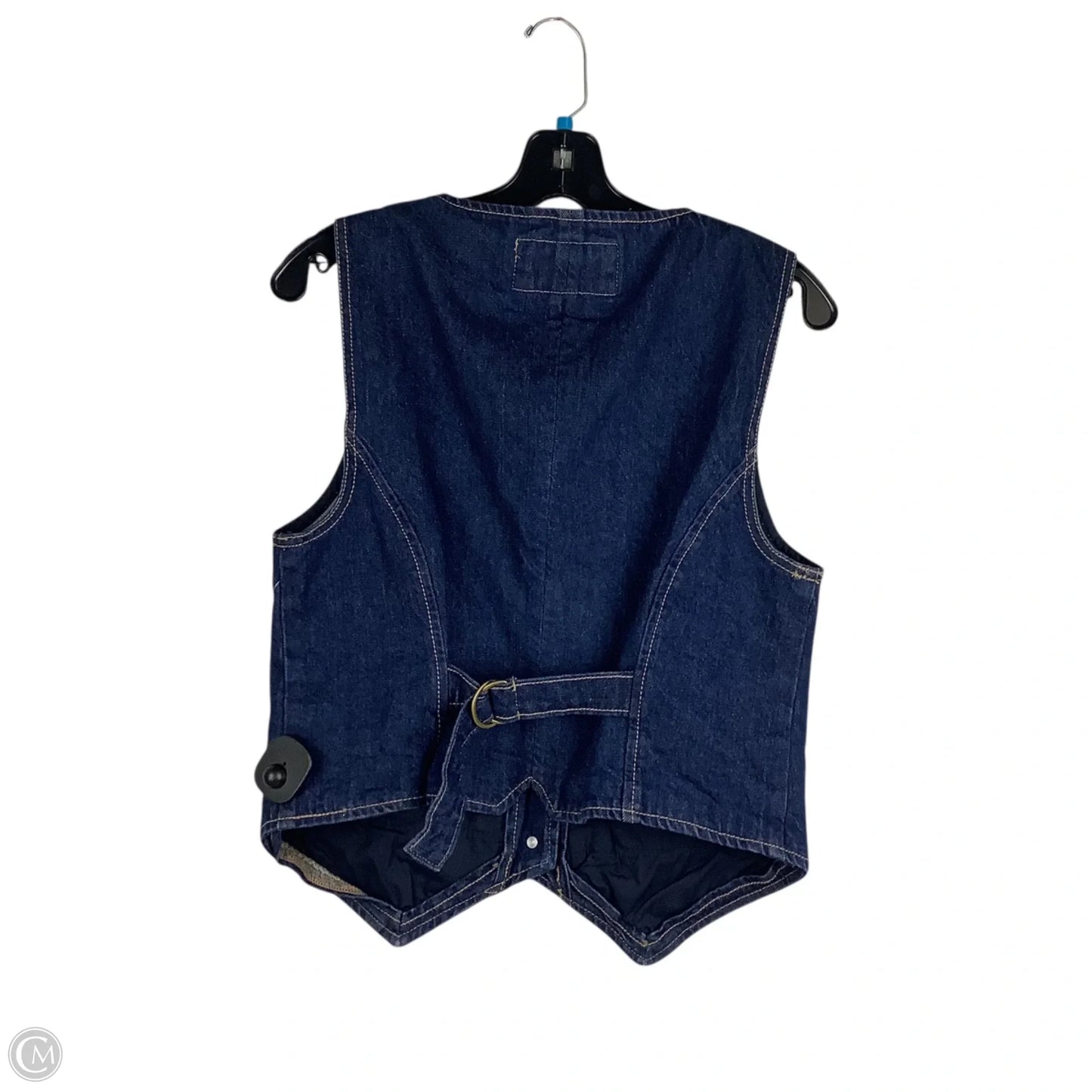 Vest Other By Loft In Blue Denim, Size: M