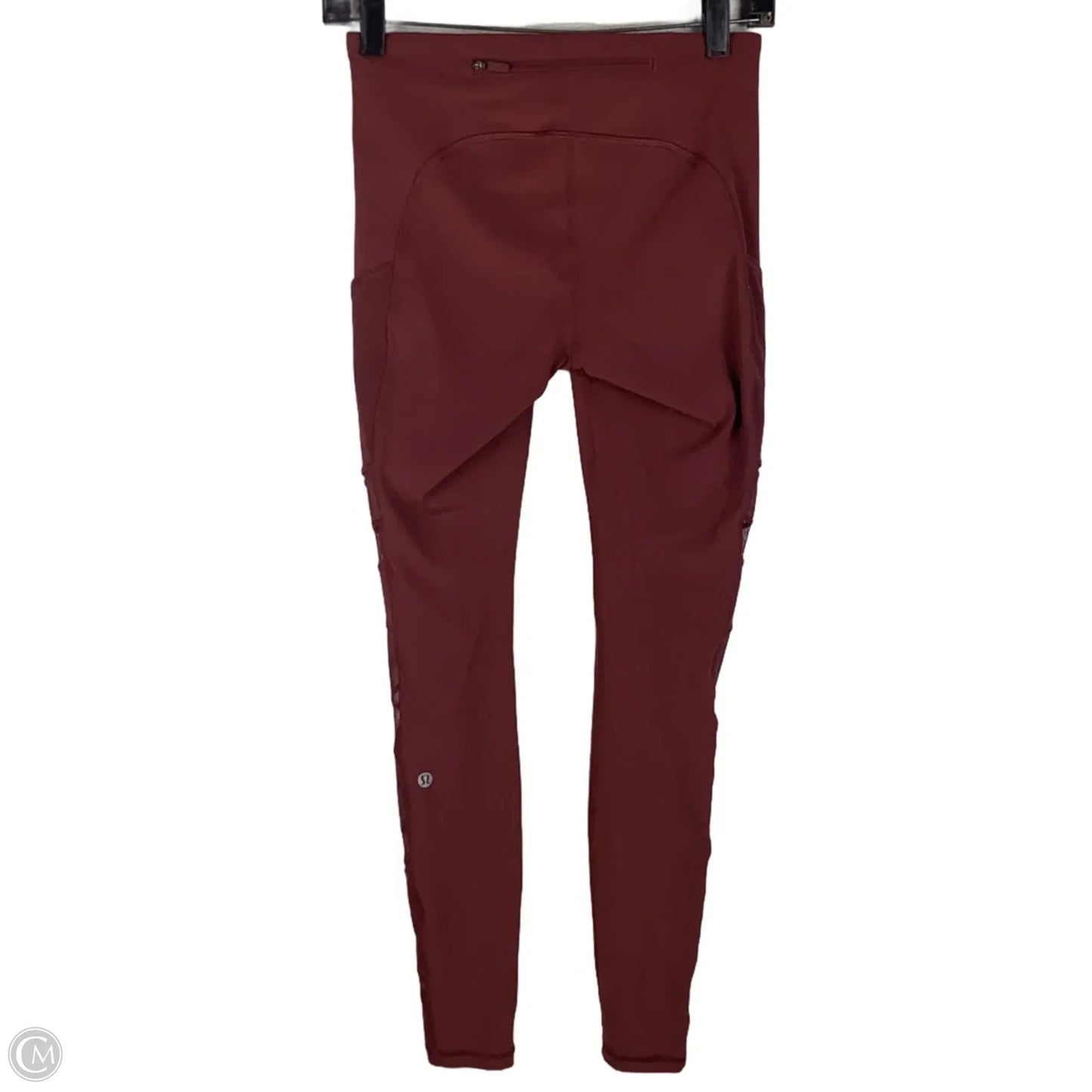 Athletic Leggings By Lululemon In Red, Size: 4