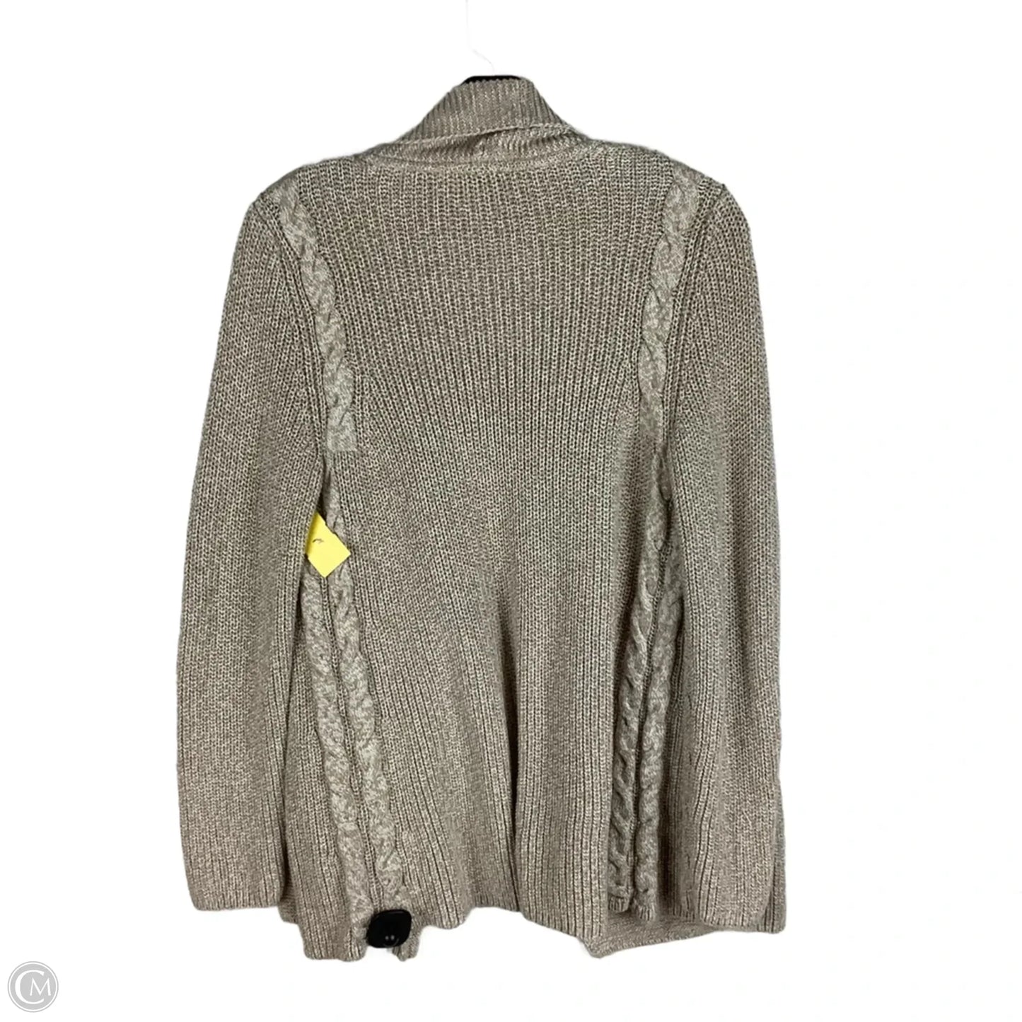 Sweater Cardigan By Talbots In Cream, Size: S